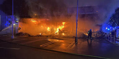 Brand Supermarkt Floridsdorf