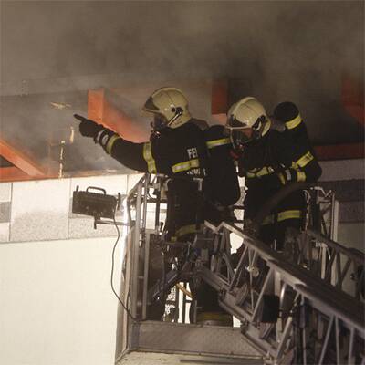 Nach den Löscharbeiten