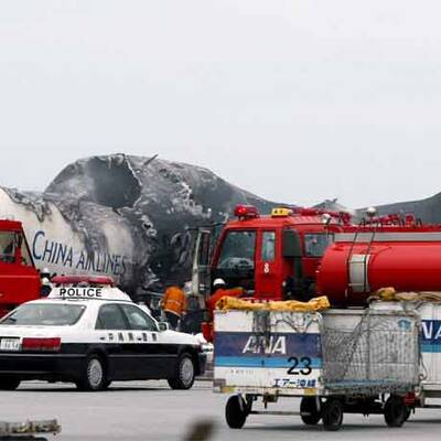 Boeing in Japan geht in Flammen auf