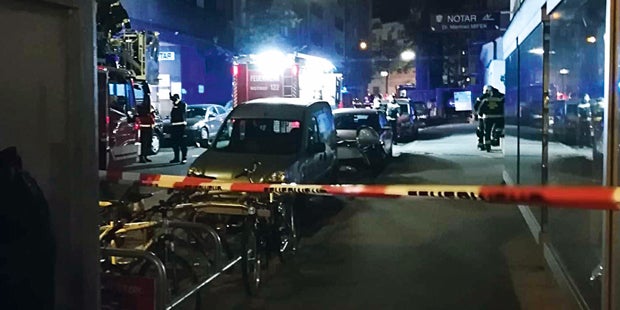 4 Feuerwehr-Leute vergiftet