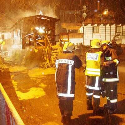 Brand bei Faschingsumzug