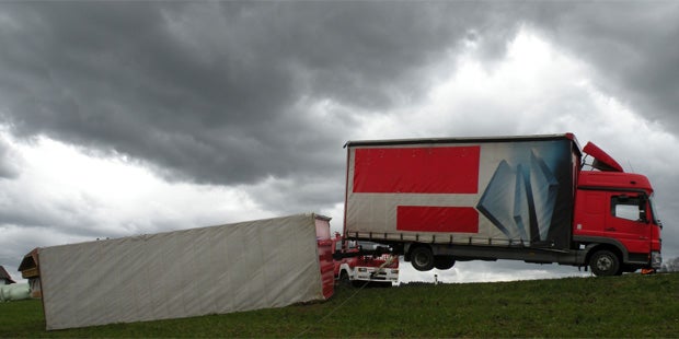Orkan mit 120 km/h in Österreich