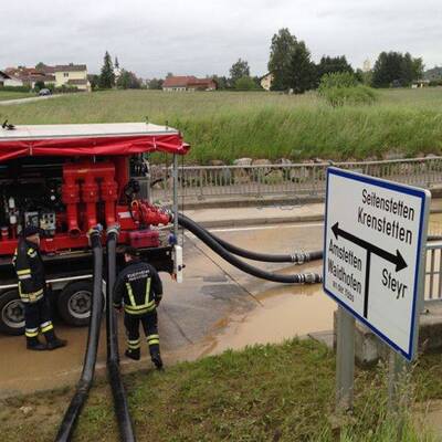 Hochwasser in Österreich