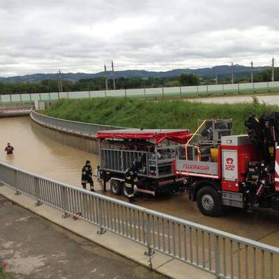 Hochwasser in Österreich