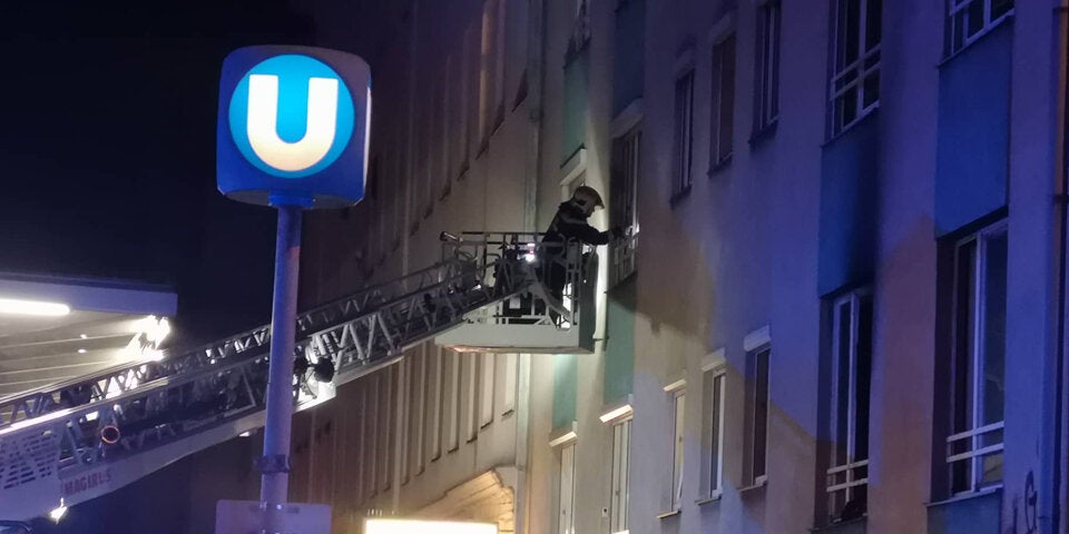 Großeinsatz: Wohnungsbrand auf Rechter Wienzeile