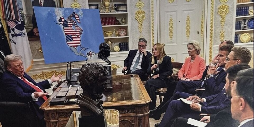 Mit DIESEM Foto provoziert Trump Europa jetzt