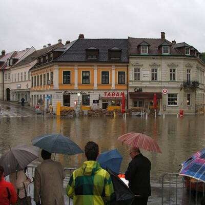 Hochwasser in Österreich