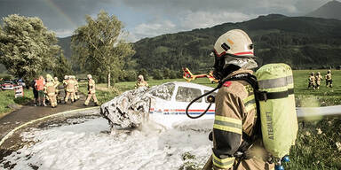 Flugzeug-Absturz: 4 Verletzte