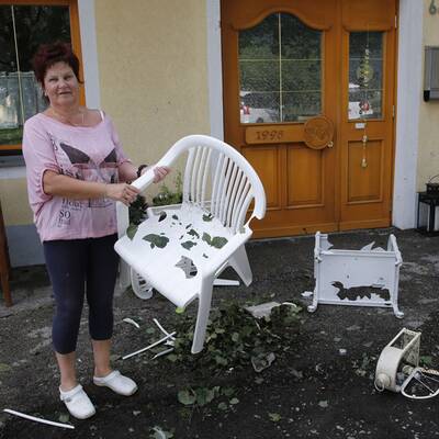 Schwere Gewitter über Österreich 
