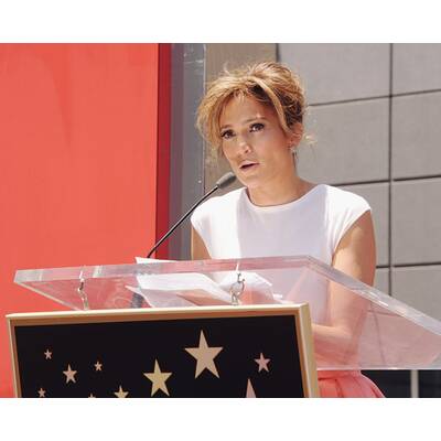 Jennifer Lopez: Stern am Hollywood Walk of Fame