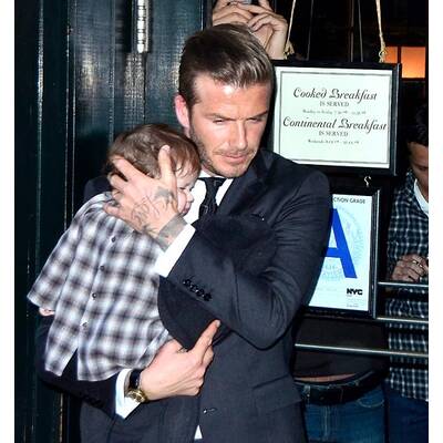 David Beckham mit seiner süßen Tochter Harper