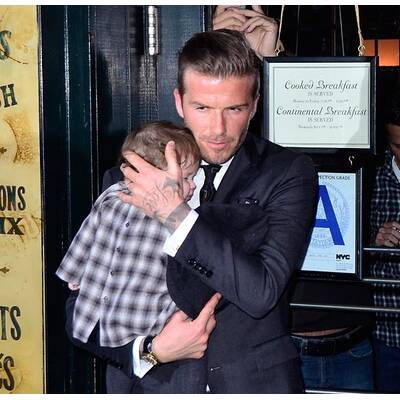 David Beckham mit seiner süßen Tochter Harper