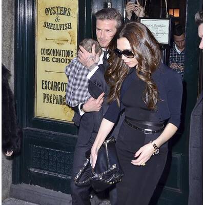 David Beckham mit seiner süßen Tochter Harper