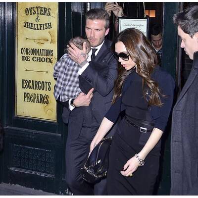 David Beckham mit seiner süßen Tochter Harper