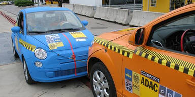 Fiat 500 gegen Audi Q7