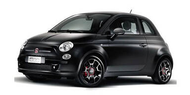 Cooles Sondermodell Fiat 500 Matt Black