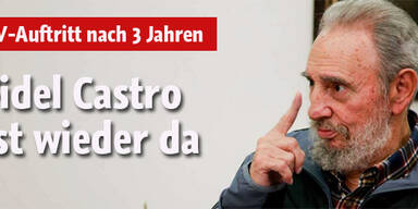 Entspannter Fidel Castro ist wieder da