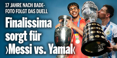 Yamal und Messi: 17 Jahre nach Fotoshooting folgt Finalissima Duell