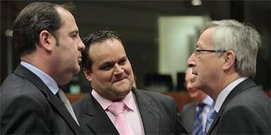 Josef Pröll, Jan Kees, Jean-Claude Juncker