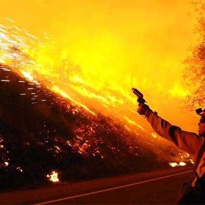 Flammeninferno in Kalifornien