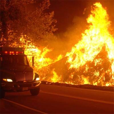 Flammeninferno in Kalifornien