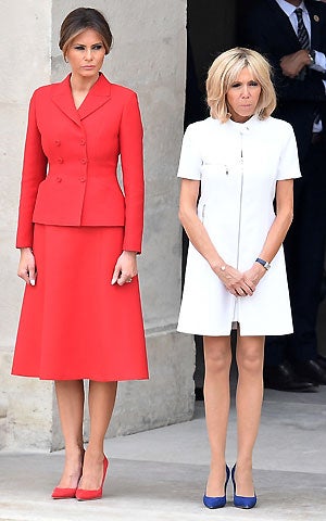 Melania Trump, Brigitte Macron
