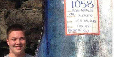Teenager fängt 480-Kilo-Fisch