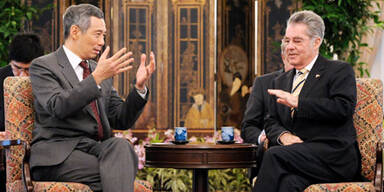 Bundespräsident Fischer in Singapur