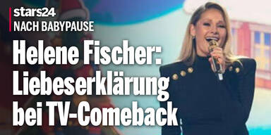 Helene Fischer: Liebeserklärung bei TV-Comeback nach Babypause
