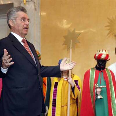Sternsinger bei Heinz Fischer