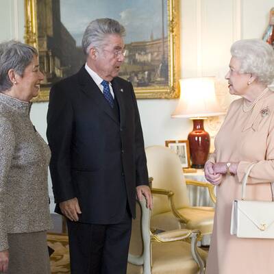 Österreichs Bundespräsident im Buckingham Palace