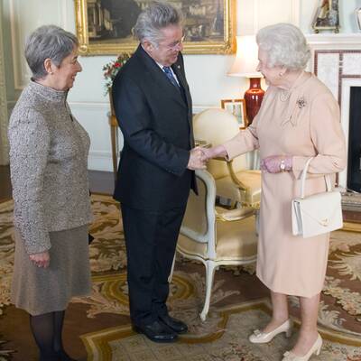 Österreichs Bundespräsident im Buckingham Palace