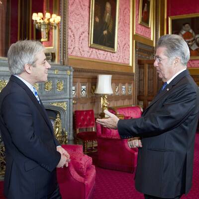Österreichs Bundespräsident im Buckingham Palace