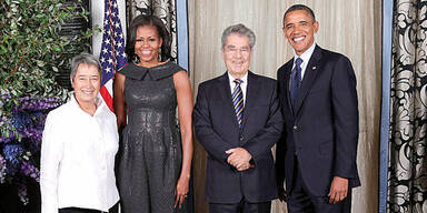 Rot-schwarzer Paarlauf in New York 