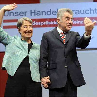 Heinz Fischer ist siegesgewiss
