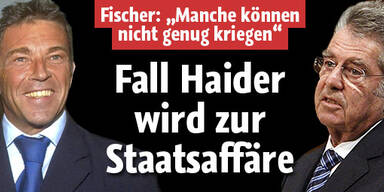Fall Haider wird zur Staatsaffäre