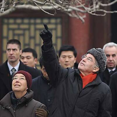 Fischer auf Staatsbesuch in China