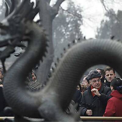 Fischer auf Staatsbesuch in China