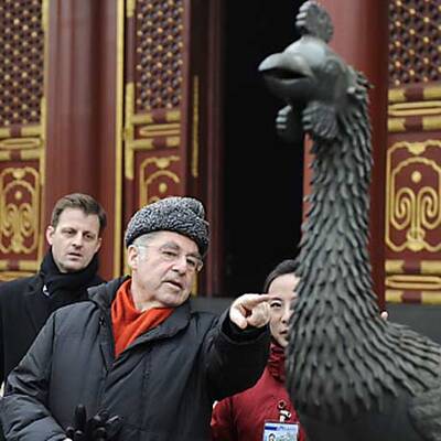 Fischer auf Staatsbesuch in China