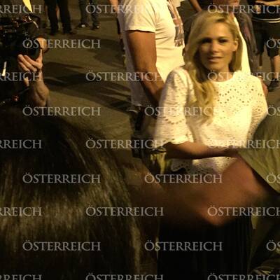 Nach dem Konzert ging es zum Promi-Würstelstand im 1. Bezirk