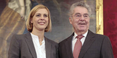 Neue Minister treten bei Fischer an 