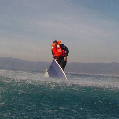 Flüchtling in letzter Sekunde gerettet