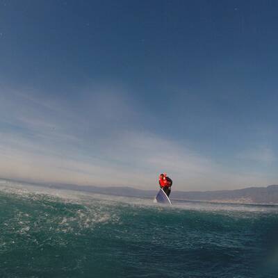 Flüchtling in letzter Sekunde gerettet