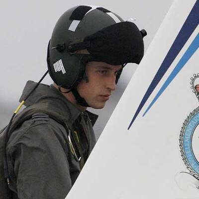 Prinz William bei der Luftwaffe