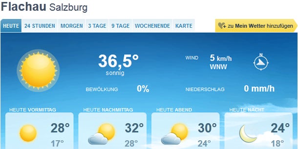 Hitze: Jetzt kommen Unwetter