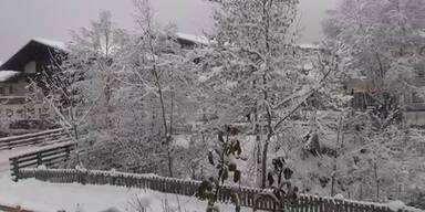 Reichlich Neuschnee in Flachau, Salzburg