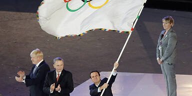 Bombast-Show zum Olympia-Abschluss