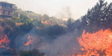 Flammeninferno bedroht Athen