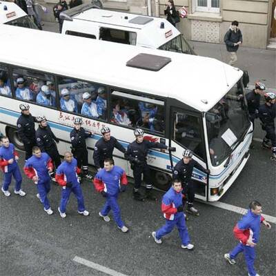 Olympisches Feuer in Paris