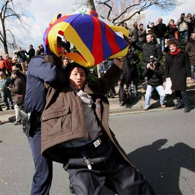 Olympisches Feuer in Paris